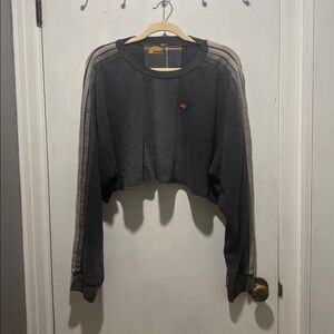 New AVIATOR NATION cropped 5 stripe sweatshirt